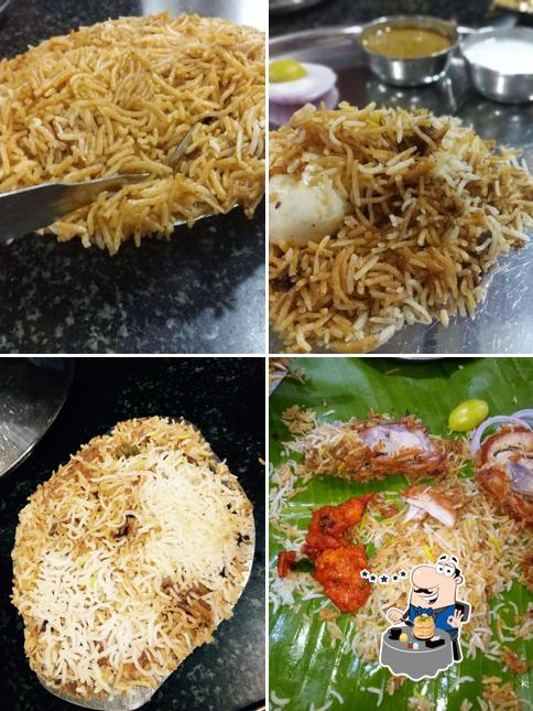 Food at Hyderabad Biryaani House