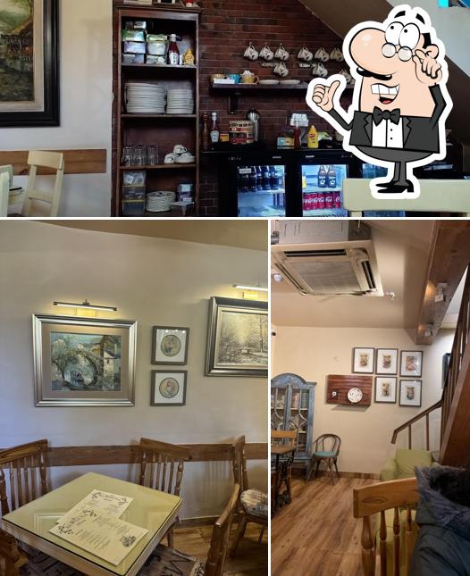 Take a seat at one of the tables at The Willow Cafe