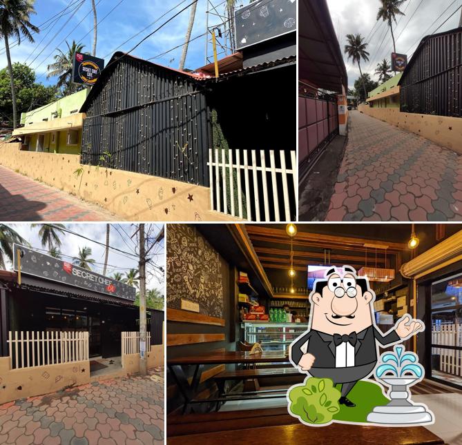 The exterior of Secret Chef Cafe