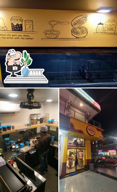 Check out how The Waffle Bar looks outside
