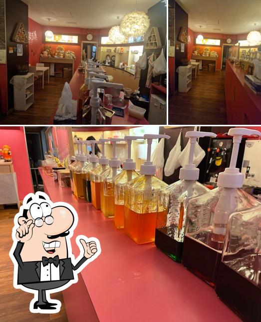 Gli interni di SUN THÉ & Sushi Express