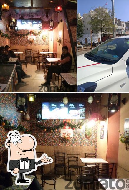 This is the image showing interior and exterior at Lalten Restaurant