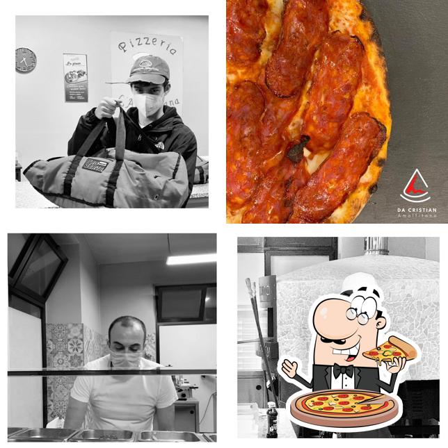 A Pizzeria Amalfitana, puoi provare una bella pizza