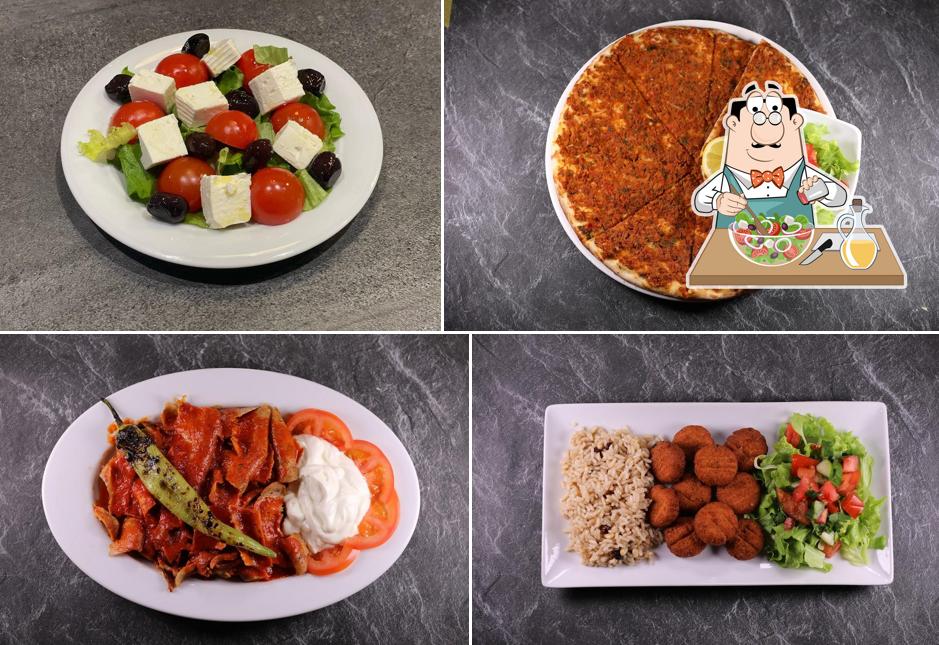 Insalata greca al Restaurant Le Blandonnet