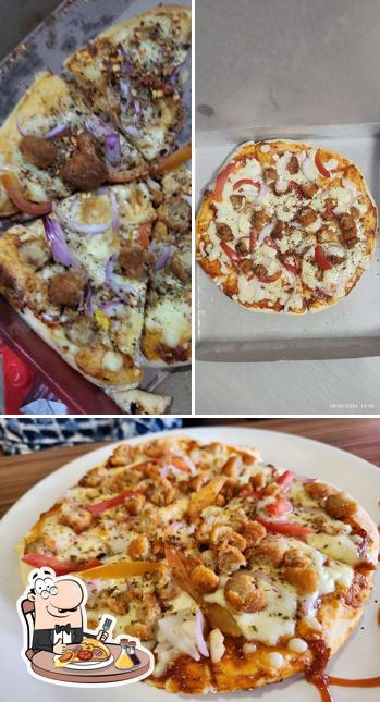 Order pizza at Cakes & Treats