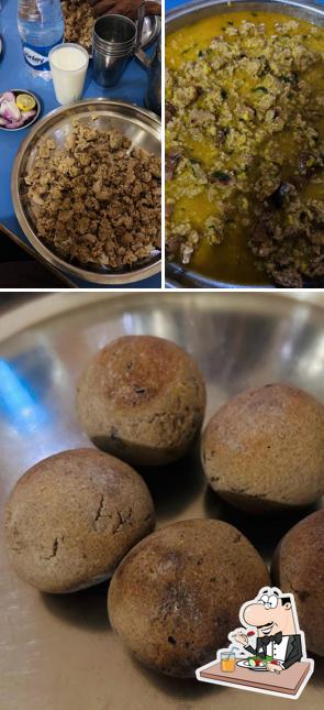 Food at Haryana Dal-Bati, Himmatnagar