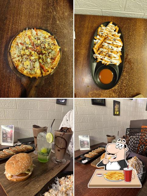 French fries at Krishdha Cafe