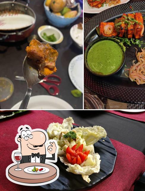 Food at Moriz Restaurant