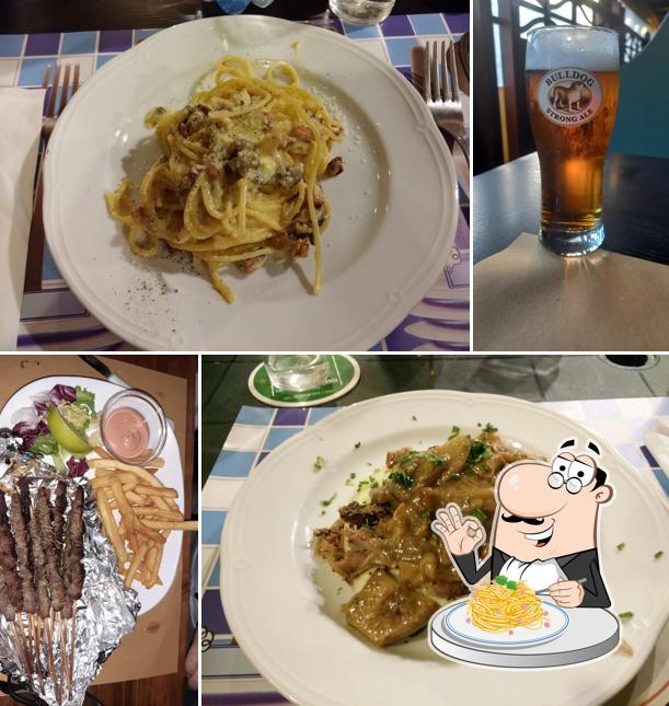 Spaghetti alla carbonara al Notorious Pub