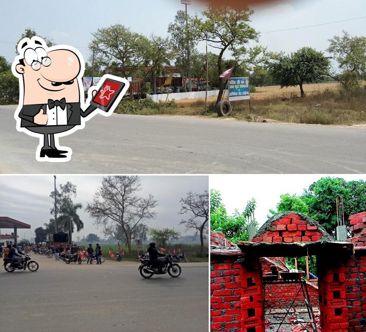 The exterior of Pandit Ji Ka Shudh Shakahari Dhaba