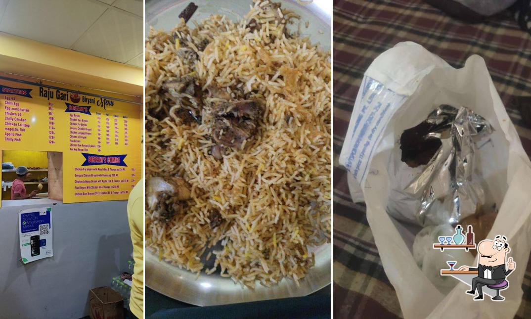 The interior of Raju gari biryani