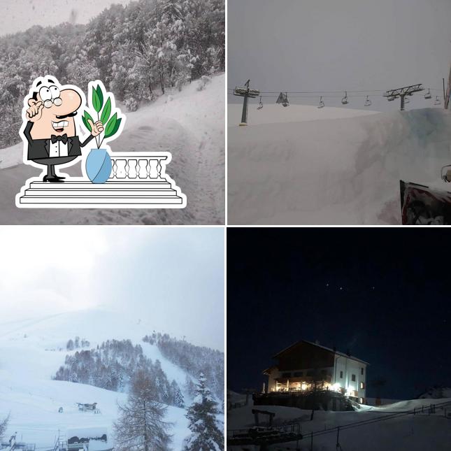 Goditi la vista dagli esterni di Rifugio Stella