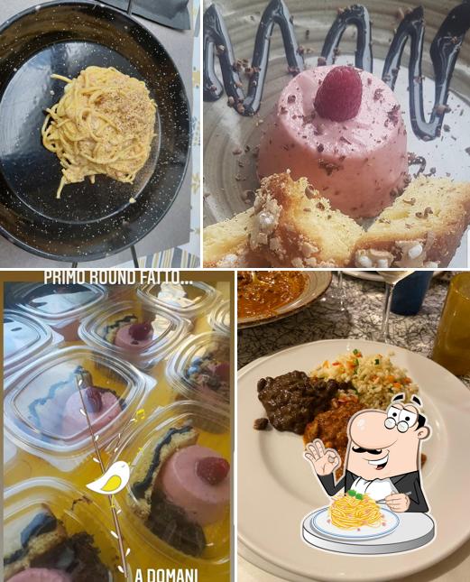 Spaghetti alla carbonara al Ristorante Il Barone Rosso