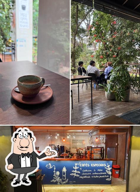 O interior do Quanto Café