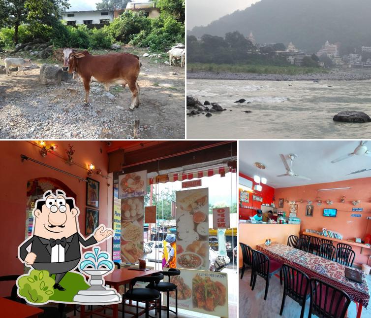 Take a look at the image depicting exterior and interior at Ganga Jamuna Restaurant