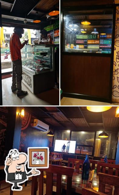 The interior of Morgan Restaurant