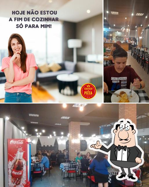 Veja imagens do interior do Castelo Da Pizza