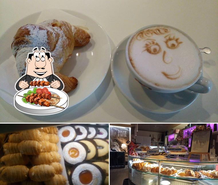 La cibo e interni del ristorante