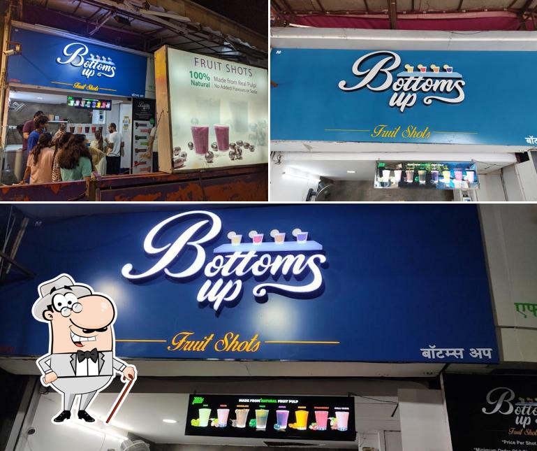The exterior of Bottoms up