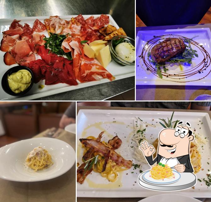 Spaghetti alla carbonara al Brazier ristorante pizzeria