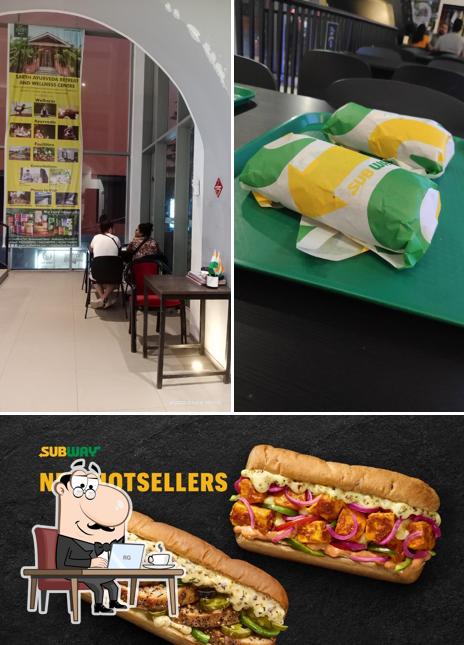 Among various things one can find interior and food at Subway Vasco-Da-Gama Goa