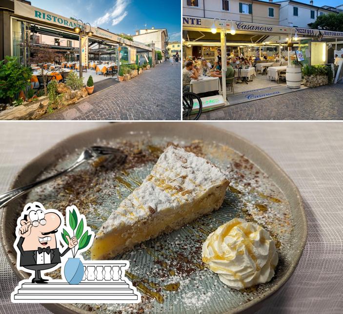 La immagine della esterno e cibo di Caffè Casanova Ristorante Pizzeria