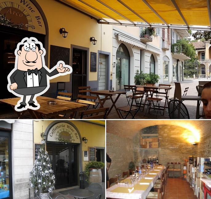 Gli interni di Bar Arco