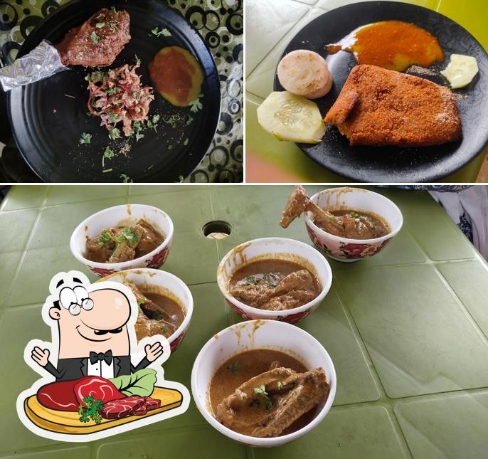 Order meat meals at Cha -a - Chumuk ( চা এ চুমুক )