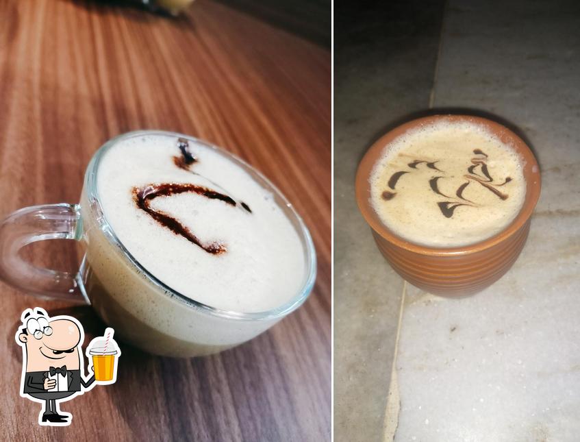 Enjoy a beverage at Unique cafe