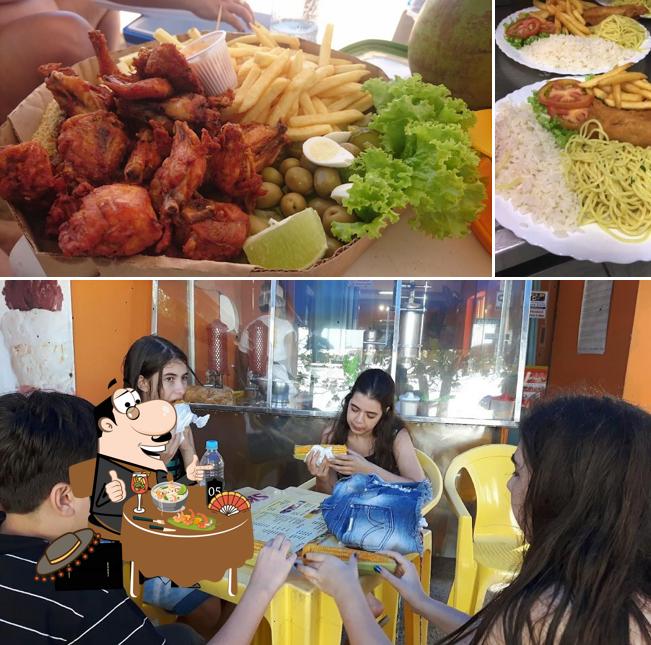 Platos en Delícias da Praia