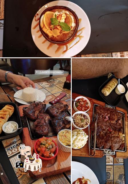 Comida em Esquina da Picanha Steak House