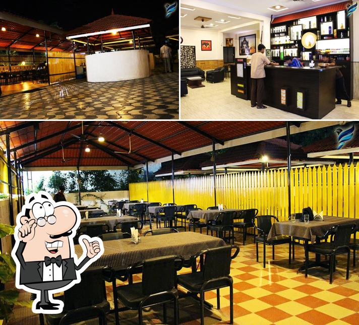 The interior of Hotel Aarti Family Restaurant The interior of Hotel Aarti Family Restaurant