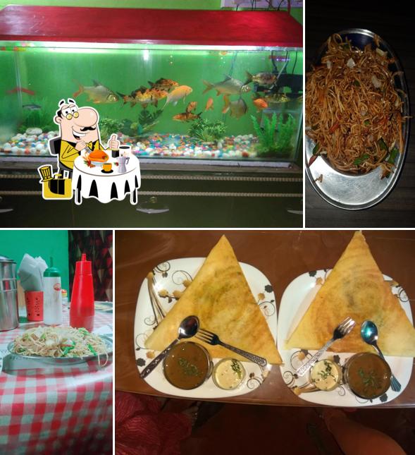 Food at Cafe town restaurant