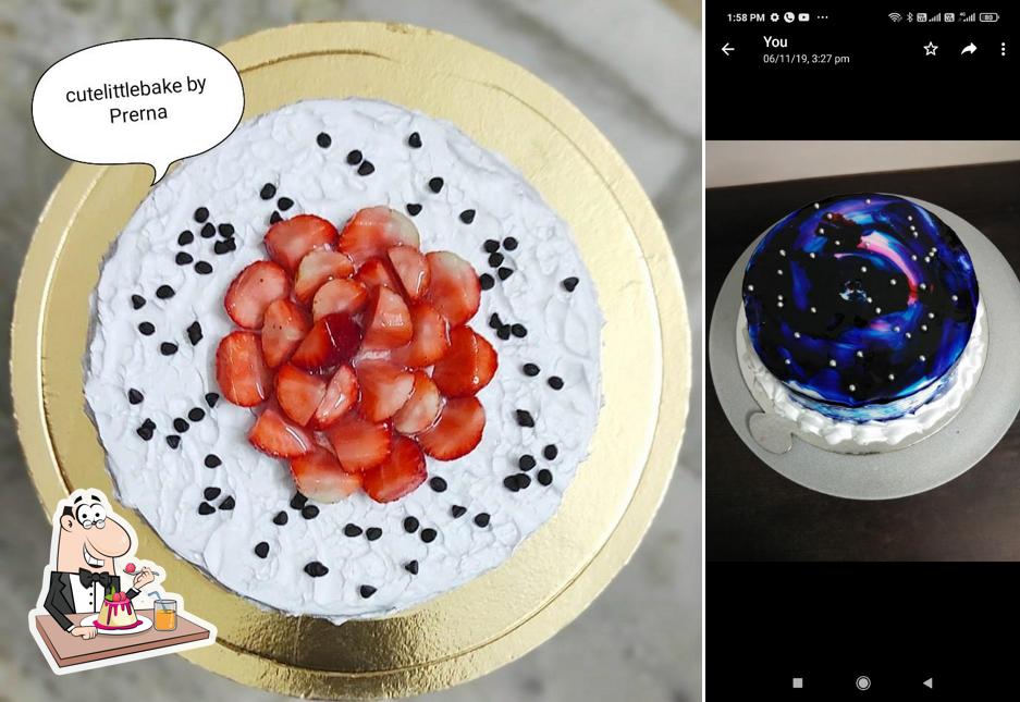 Little blossom serves a variety of desserts