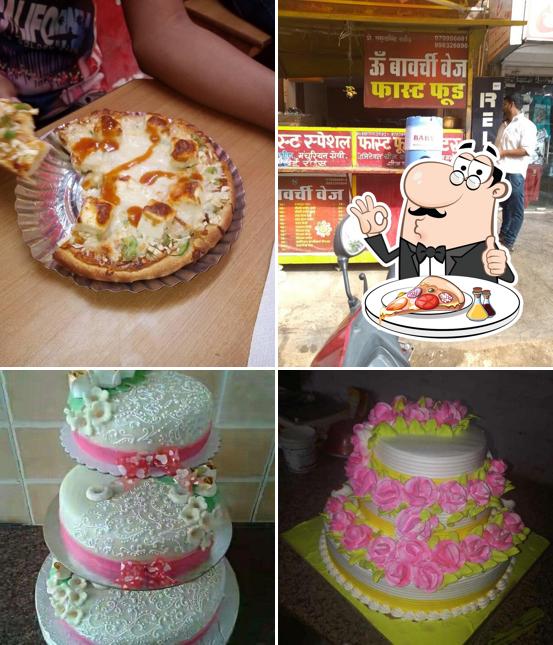 Try out pizza at Om Baverchi fast food