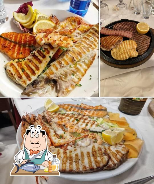 Salmone grigliato al Ristorante Pizzeria Santa Maria Bareggio