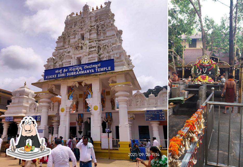 Food at Sri Kukke Subramanya Swamy Prasada Nilaya ಶ್ರೀ ಕುಕ್ಕೆ ಸುಬ್ರಮಣ್ಯ ಸ್ವಾಮಿ ಪ್ರಸಾದ ನಿಲಯ