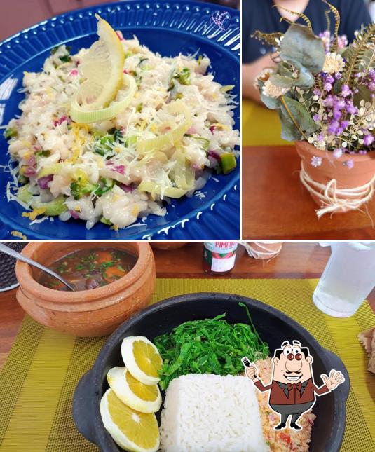 Ceviche em Restaurante Vegetariano Casa Isis