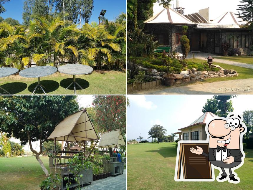 Enjoy the view outside Mama's Rasoi by Spring Hill Resorts