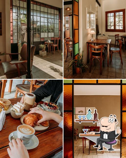 The interior of Zan Cafe