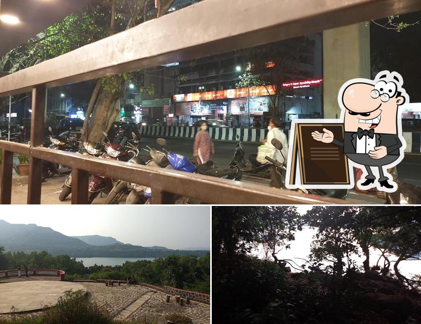 Take a look at the outside part of Cafe Paradise