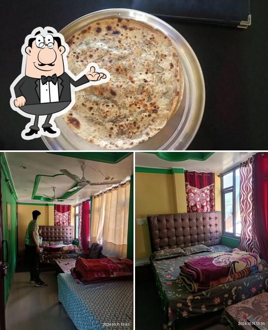 The photo of interior and food at Friend's Corner