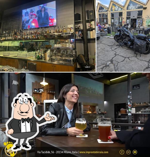 Guarda la foto che mostra la interni e esterno di Impronta Birraia - Birreria Artigianale - Pub Milano