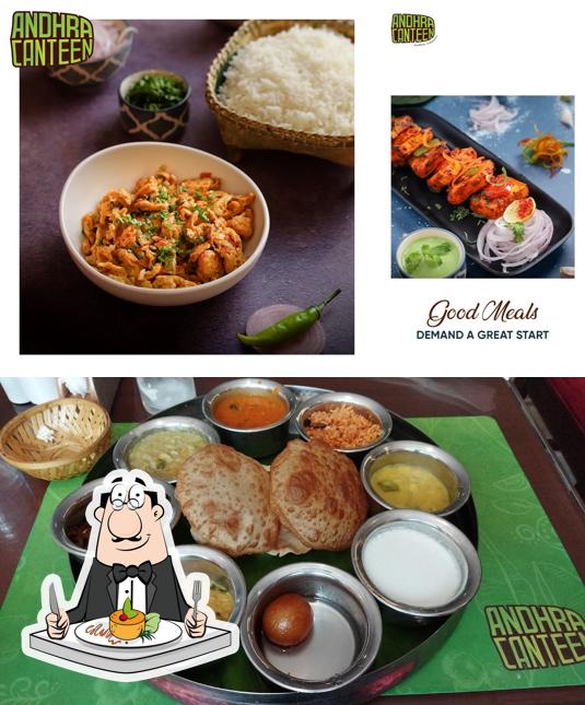 Food at Andhra Canteen