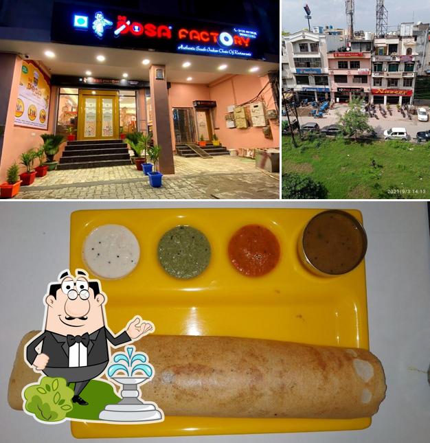 Take a look at the picture showing exterior and food at DS Dosa Factory, Rajendra Nagar, Sahibabad, Ghaziabad