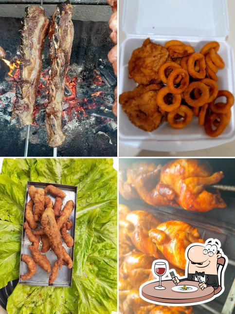 Comida em Frango assado do Uber