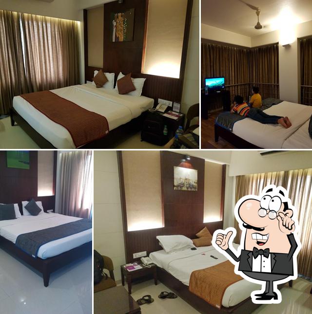 The interior of Hotel Chaitali Kolhapur