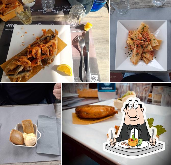 Cibo al Ristorazione Motobarca Pingone