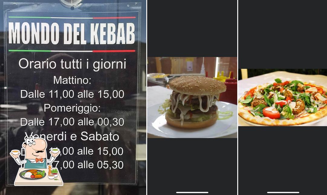 Questa è la foto che presenta la cibo e interni di Mondo Del Kebab