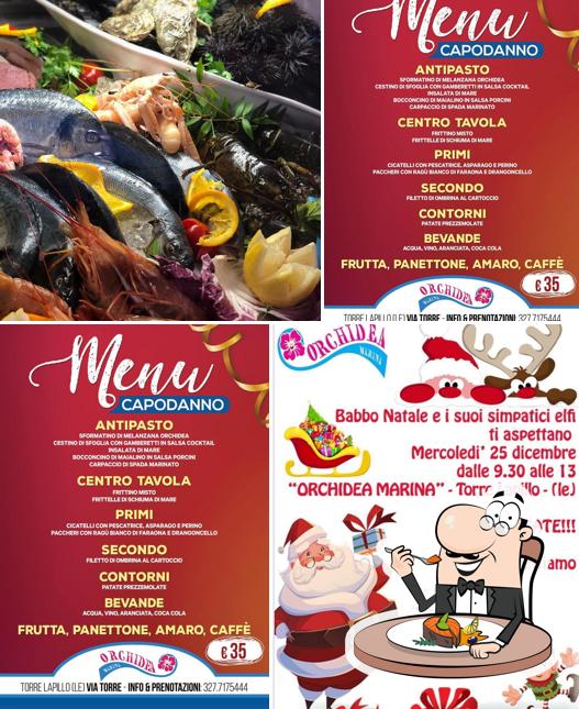 Orchidea Marina propone un menu per gli amanti del pesce